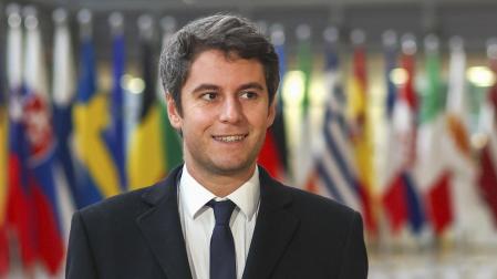 Imagen de archivo de Gabriel Attal, quien ha sido nombrado primer ministro por el presidente Emmanuel Macron para sustituir a Elisabeth Borne