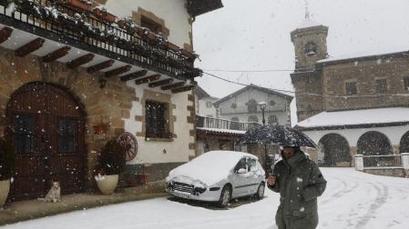 Fotos de la nieve en Navarra este miércoles 10 de enero