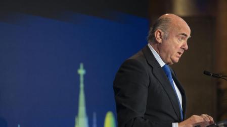 Luis de Guindos, este miércoles en la apertura del 'Spain Investors Day'