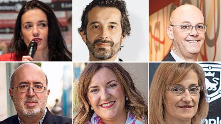 Elena Buldón, Alfredo Hernanz, José Antonio Yela, Carlos Albillo, María Jesús Alonso e Inma Elcano