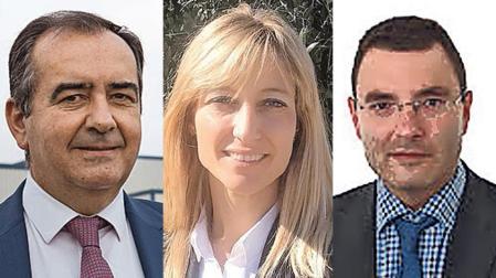 Javier Apecechea, Miriam Guasch y Pedro Rubio