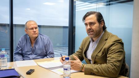 José Ignacio Nicolay (TCAE) y Joaquín Castiella (abogado)