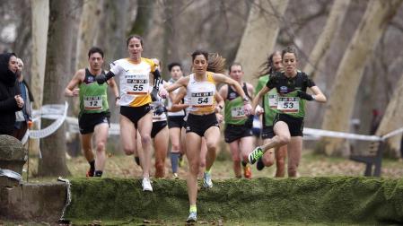Campeonato Navarro de Cross 2024 en Estella.
