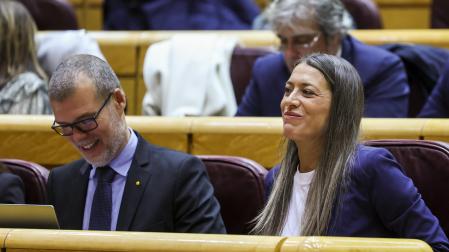 Miriam Nogueras, diputada de Junts, este martes en el Congreso de los Diputados.
