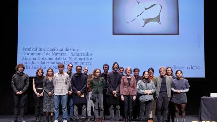 Los premiados en la última edición del festival Punto de Vista de Pamplona