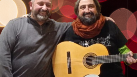 César Asiain Erro (trovador) y Pedro Rodríguez Rojo (poeta) ofrecerán esta tarde un recital poético-musical en la Biblioteca Yamaguchi.