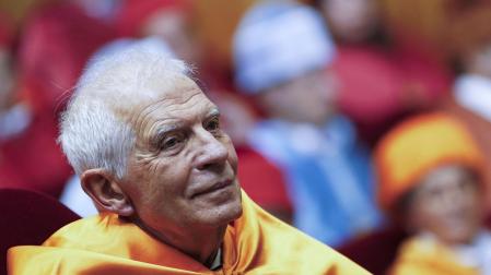 Borrell ha sido investido, este viernes, Doctor Honoris Causa por la Universidad de Valladolid (UVA),