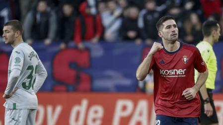 Areso celebra su gol