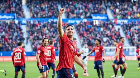 Fotos del Osasuna 3-2 Getafe de la jornada 21 de LaLiga./