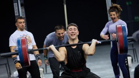 El navarro Nicolás Ariztimuño, durante uno de los ejercicios en los Arena Games del año pasado.