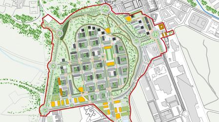 Diseño del nuevo desarrollo urbanístico de Donapea