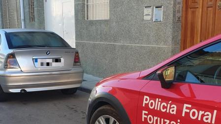 La Policía Foral ha interceptado a un conductor que conducía sin puntos, con la ITV caducada, positivo en drogas y reincidente