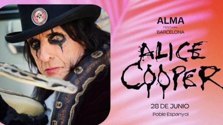 Alice Cooper actuará en Barcelona el 28 de junio en el festival ALMA