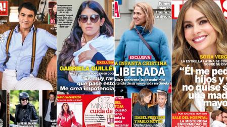 Portadas de las revistas del corazón de la última semana de enero
