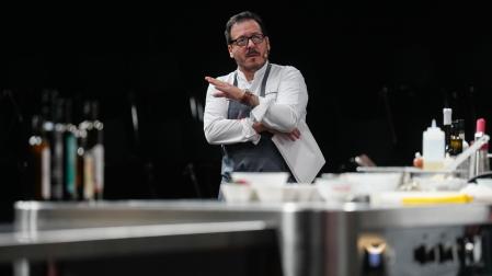 El chef argentino Gonzalo Aramburu, durante su intervención en Madrid Fusión