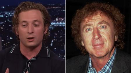 Jeremy Allen White (izquierda) y Gene Wilder (derecha)