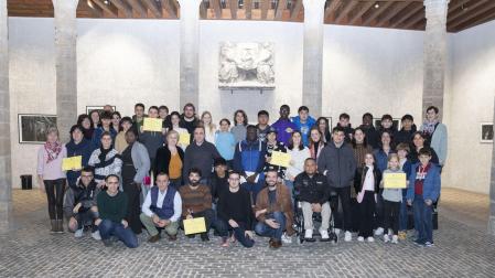 Foto de familia tras la entrega de premios en Condestable