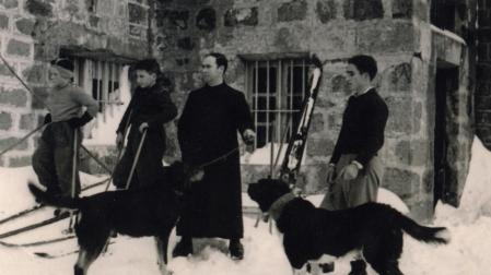 De izquierda a derecha, Julián Etxeberria, José Mari Uztarroz, Inocencio Ayerbe y Félix Etxabarri.