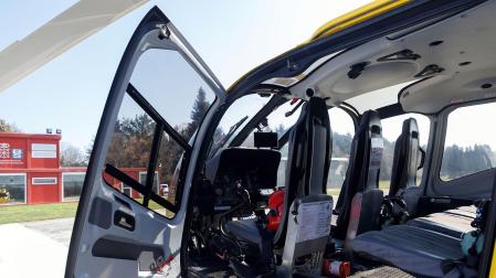 El helicóptero destinado a la campaña de invierno es un Eurocopter H130 (EC130 T2)
