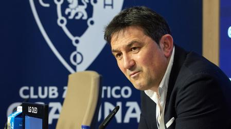 Braulio Vázquez, en un momento de la rueda de prensa que ha ofrecido este viernes