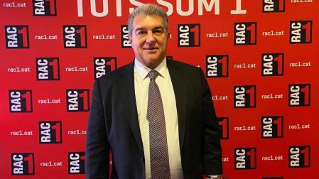El presidente del FC Barcelona, Joan Laporta, en una entrevista en RAC1.

RAC1

02/02/2024