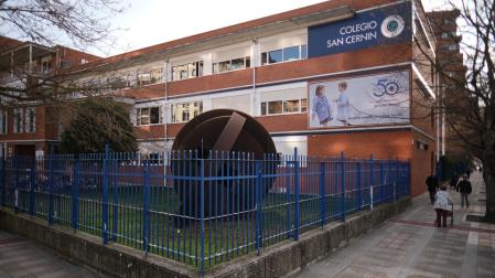 El colegio San Cernin, en la avenida de Barañáin, se inauguró en el curso 1990-1991