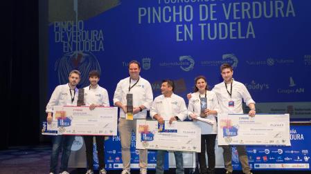 Los premiados en la primera edición del concurso.