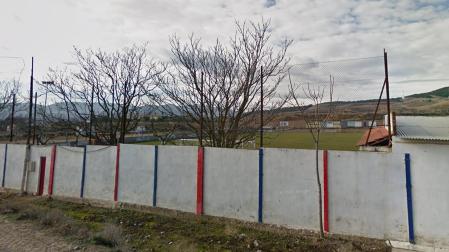 Exterior del campo El Olmillo de Fitero, donde juega el Calatrava.