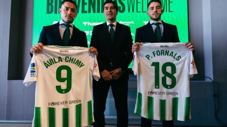 El Chimy Ávila y Pablo Fornals, presentados como jugadores del Betis