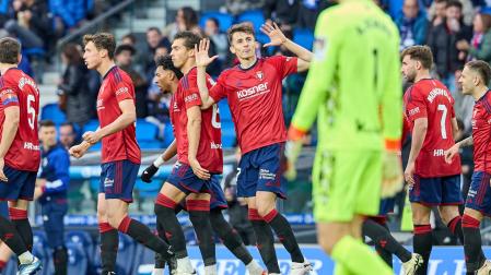 Budimir, autor del único gol del partido