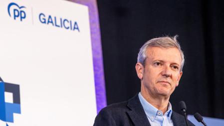 El presidente de la Xunta de Galicia y candidato del PP a la reelección, Alfonso Rueda