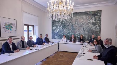 Integrantes de la Mesa de la Pelota, constituida este 13 de febrero