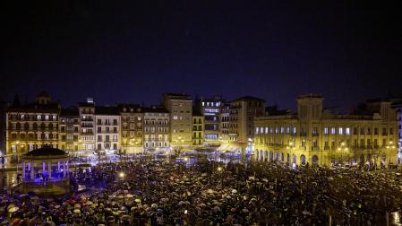 Imágenes de la marcha a favor del agro navarro