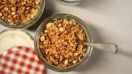 Avena, uno de los productos incluido en el desayuno del estudio