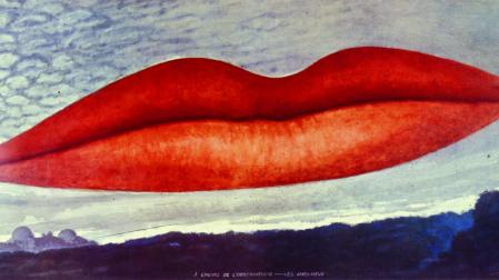 Man Ray. A la hora del observatorio / Los amantes, 1934 / 1967. Litografía. Colección Marion Meyer. Association Man Ray, París. © Man Ray 2015 Trust / VEGAP, 2024. Fotografía de obra: © Marc Domage, Cortesía de Association Internationale Man Ray París