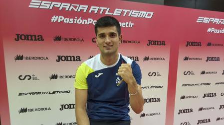 El atleta navarro Asier Martínez