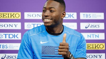 Un dicharachero Grant Holloway comparecía ante los medios el pasado viernes en Glasgow