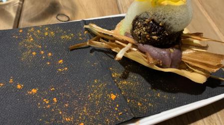 Pincho ganador de la edición de 2023 de la Semana del Pincho de Burlada