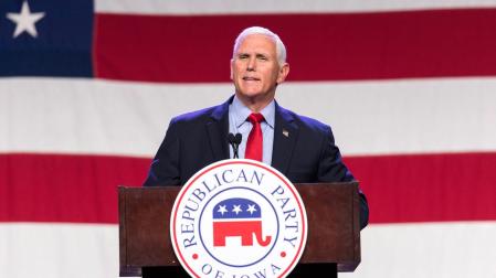 El exvicepresidente de EEUU Mike Pence afirma que no respaldará la candidatura de Trump para la Casa Blanca