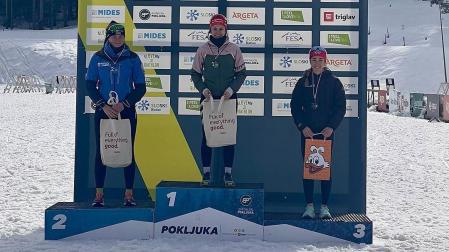 Irati Cuadrado Noáin, tercera en el podio esloveno
