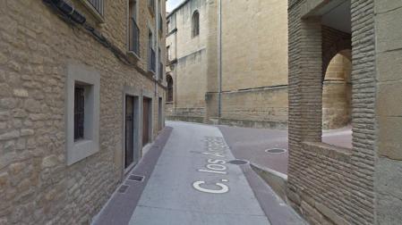 Zona de la calle Los Ángeles donde se ha producido el atropello