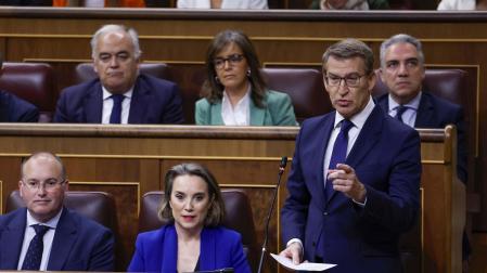 Núñez Feijóo, este miércoles en la sesión de control al Gobierno en el Congreso