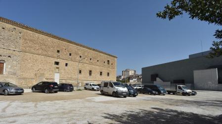 Vista del entorno de Recoletas y el centro cultural que se prevé urbanizar próximamente.