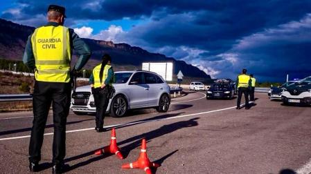 Un control de la Guardia Civil