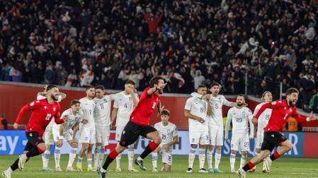 Mamardashvili mete a Georgia en su primera Eurocopa en la tanda de penaltis