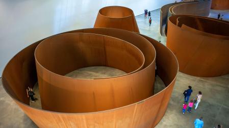 'La materia del tiempo', obra de Richard Serra en el Museo Guggenhein de Bilbao