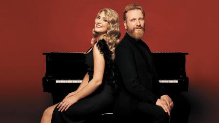 Sofía Esparza y Rinaldo Zhok, en una imagen promocional que es además la portada del disco