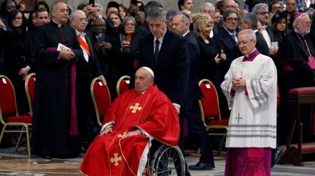 El papa Francisco, este Viernes Santo