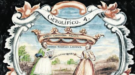 Jeroglífico nº 4 de las exequias de Bárbara de Braganza (1758).