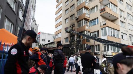 Bomberos y Policía, en el lugar del incendio